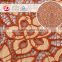 Factory orange fall plate embroidered lace fabric samples of lace for dresses