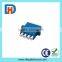 LC singlemode duplex metal fiber optic adaptor