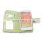 flower pattern flip leather case cover for 5-6inch cell phone