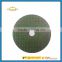 4 inch high quality green cutting disc with double nets for metal