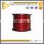Industrial usage 7X7 Structure Red Coated PVC Steel Cable