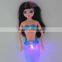 Beautiful mermaid light girl dolls ABS mermaid dolls