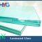 Toughened laminated glass cut to size with factory price