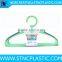 large plastic clothes hanger with anti slip design 5pcs