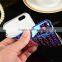 ultra slim tpu cover blue light red lip case for iphone 6 6s plus
