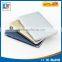 New portable credit card 4000mAh power bank with build-in cable