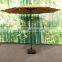 2016 New Design Cheapest 3.0m Solar Garden Patio Umbrella With Led Light And Two USB