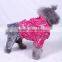 spring sequins yarn denim cloth dog apparels with four-legs