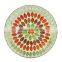 Citrus series mosaic glass plate for wedding decoration
