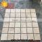 ivory Grey limestone square mosaic beige color chip size 47*47mm