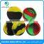 Shiny round inside food grade non stick Heat resistant Storage Silicone Container