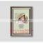 Modern gold and silver plated PS plastic picture frame for your picture