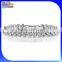 Top Quality 925 Sterling Silver Pave Diamond Heart Tennis Bracelet