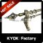 KYOK Crystal/diamond curtain rod finial & delicate curtain rod wholesale, double curtain pole bracket/holder, curtain parts
