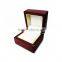 Popular selling glossy wooden box finger double ring box