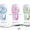Outdoor DC 5V Portable 2 in 1 USB Mini Humidifier + Air Cooling Fan Mini Fans Office Air Diffuser Mist Maker Pink/Blue/Green