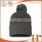 Custom high quality knitted hats plain winter hat beanies cap with factory price