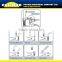 CALIBRE 8pc Pipeline Stopper Set Fuel Line Stopper Kit