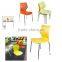 Metal Legs Confortable Colorful Quality Plastic Chair