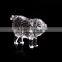 Hot sale chinese zodiac pig crystal material for home decoration