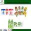 Lowest price customized plastic PVC bottle label printing