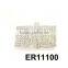wholesale cute glitter crystal airplane stud earrings girls ladies woman