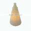 Tower Shape Carved LED Wax Candle with Amber Light Glow
