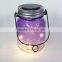 Portable blinking led solar lights for garden or tree decoration