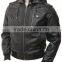 Men's Black Hooded Jacket: