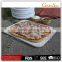 15inch x 12inch Rectangle Ceramic Baking Pizza Stone With Wire Frame