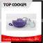Pressed aluminum nonstick coating wok pan with lid