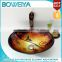 Boweiya Wholesale Designer Made Western Style Brown Colored Small Toilet Sinks