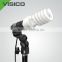 Photography Studio Double Swivel Light Holder Lighting Umbrella Adapter