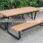 Outdoor wood table outdoor picnic table