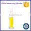 China cheap chemicals lab supplies quartz graduated cylinder for lab