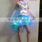 LED Light-up Acrobat Short Dress, LED Luminous Acrobat Short Skirt