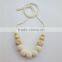 Organic wooden women Nursing Necklace