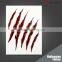 Temporary Tattoos Sticker Halloween Zombie Scars Tattoos With Fake Scab blood                        
                                                Quality Choice
