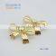 metel bowknot label for purse zinc alloy accessories for bags or shoes wholesale