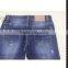 straight pants jeans men with destroy wash and moustache effect