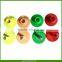 30mm yellow round ear tag for rabbit sheep