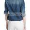 new arrival military style women's long sleeves denim shirt JXF117