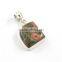 Unakite Jewellery 925 Sterling Silver Pendant Sterling Silver Jewelry With Natural Stone