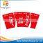 Raw material paper for making paper cup fan
