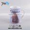 Porcelain Milk Mug With Animal Image Printed