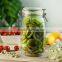 1500ml 1.5L Clear Kitchen Food Storage Airtight Seal Lock Lid Jar/glass Jar With Metal Clip