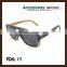 2016 Fashion Wood Sunglasses High Quality And Wood Layered Frame And Arms