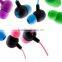 Korean styled environmental silicone stereo earphone earbuds wholesale