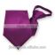 2016 popular solid plain pre-tie polyester mens woven neckties
