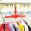 Portable Folding Plastic Clothing Coat Hanger Travel Foldable Hanger/Clothes Rack